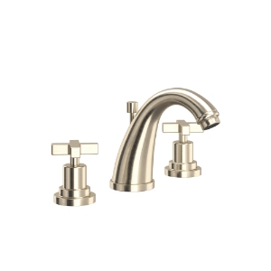 Rohl® A1208XMSTN-2 Lombardia Transitional Bathroom Faucet, 1.2 gpm Flow Rate, Satin Nickel