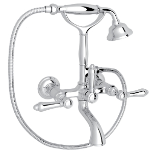 Rohl® A1401LMAPC Traditional Low Level Single Tub Filler, 1.8 gpm Flow Rate, Polished Chrome