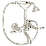 Rohl® A1401LMPN Traditional Low Level Single Tub Filler, 1.8 gpm Flow Rate, Polished Nickel