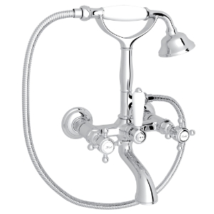 Rohl® A1401XMAPC Rohl Multiple Collections Traditional Low Level Single Tub Filler, 1.8 gpm Flow Rate, Polished Chrome