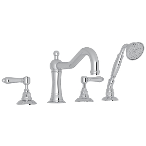 Rohl® A1404LMAPC Acqui Tub Filler, 1.8 gpm Flow Rate, Polished Chrome, Traditional Function