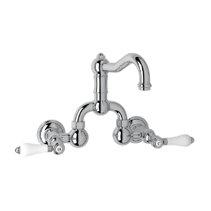 Rohl® A1418LPAPC-2 Acqui Traditional Bathroom Faucet, 1.2 gpm Flow Rate, 8 in Center, Polished Chrome