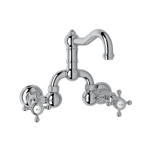 Rohl® A1418XMAPC-2 Acqui Traditional Bathroom Faucet, 1.2 gpm Flow Rate, 8 in Center, Polished Chrome