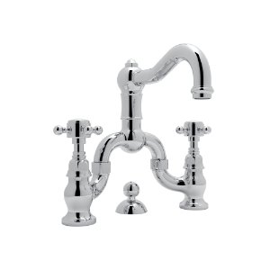 Rohl® A1419XMAPC-2 Acqui® Traditional Bathroom Faucet, 1.2 gpm Flow Rate, Polished Chrome