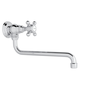 Rohl® A1445XMAPC-2 Rohl Multiple Collections Traditional Low Level Pot Filler, 1.5 gpm Flow Rate, Polished Chrome