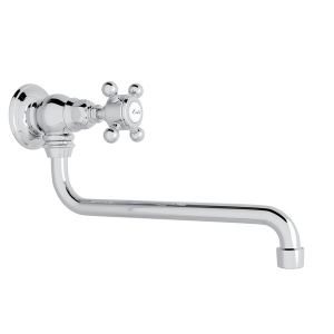 Rohl® A1445XMAPC-2 Traditional Low Level Pot Filler, 1.5 gpm Flow Rate, Polished Chrome