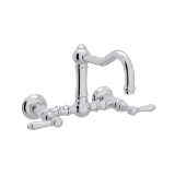 Rohl® A1456LMAPC-2 Acqui® Traditional Kitchen Faucet, 1.5 gpm, Column Spout, Polished Chrome