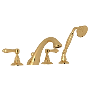 Rohl® A1464LMIB Viaggio Tub Filler, 1.8 gpm Flow Rate, Italian Brass, Traditional Function