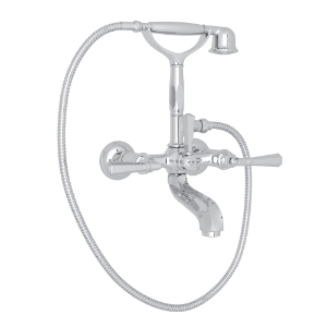 Rohl® A1901LMAPC Palladian Transitional Low Level Single Tub Filler, 1.8 gpm Flow Rate, Polished Chrome