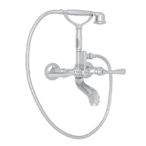 Rohl® A1901LMAPC Palladian Transitional Low Level Single Tub Filler, 1.8 gpm Flow Rate, Polished Chrome