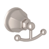 Rohl® A6881STN Palladian Transitional Robe Hook, Brass, Satin Nickel