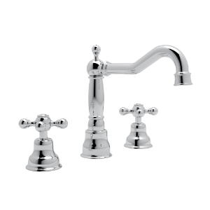 Rohl® AC107X-APC-2 Arcana™ Widespread Lavatory Faucet with Column Spout, Polished Chrome