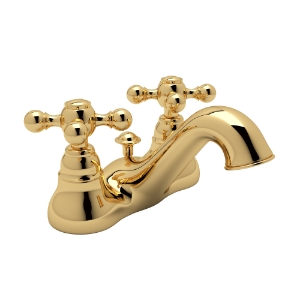 Rohl® AC95X-IB-2 Arcana™ Two Handle Centerset Lavatory Faucet, Italian Brass