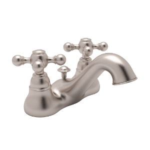 Rohl® Arcana™ Two Handle Centerset Lavatory Faucet, Satin Nickel