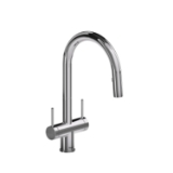 RIOBEL AZ801C Azure™ Pulldown Kitchen Faucet Pull-Down Touchless, 1.5 gpm Flow Rate, Chrome