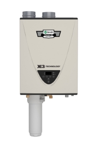AO Smith® ProLine® XE 100344528 ATI-540HX3-P Tankless Water Heater, Liquid Propane Fuel, 199000 Btu/hr Heating, Indoor, Condensing, 10 gpm, Power Vent, 3/4 in Vent, 0.93, Commercial/Residential