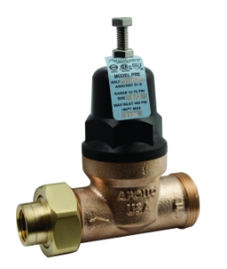 Apollo™ 36ELF12401C 36ELF Pressure Reducing Valve, 3/4 in Nominal, Double Union x CPVC End Style, 15 to 75 psi Pressure, Bronze Body
