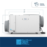 Aprilaire® E100 E Dehumidifier, 100 pint Humidity Removal Capacity, 120 VAC, 6.9 A, 40 to 60 % Humidity, 280 cfm Flow Rate