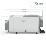 Aprilaire® E130 E Dehumidifier, 130 pint Humidity Removal Capacity, 120 VAC, 8.3 A, 40 to 60 % Humidity, 310 cfm Flow Rate