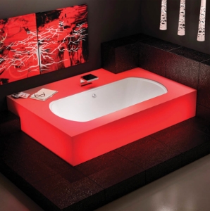 BainUltra® Meridian 60 Alcove/Drop-In Thermomasseur Tub, White, Rectangle
