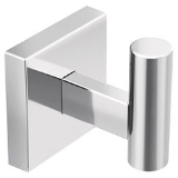 Moen® BP1803CH Triva™ Robe Hook, 1 Hook, 2-5/16 in OAH x 2 in OAW x 2-1/4 in OAD, Zinc, Chrome