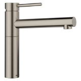 Blanco 443258 Bar Faucet, Alta II, Satin Platinum, 1 Handle, 1.5 gpm