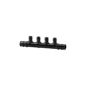 Boshart Industries 710CEP-MFO607 710CEP Open Manifold, 3/4 x 1/2 in Nominal, CE PEX End Style, Polly-Alloy