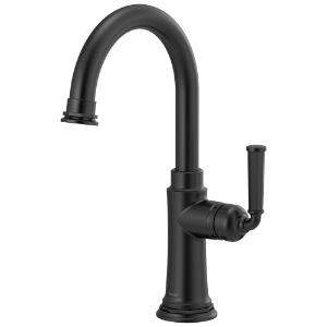 Brizo® 61074LF-BL Rook® Bar Kitchen Faucet, Matte Black, 1 Handle, 1.8 gpm