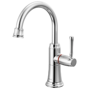 Brizo® 61358LF-H-PC Instant Hot Faucet, 1 gpm Flow Rate, Swivel Spout, Chrome, 1 Handle