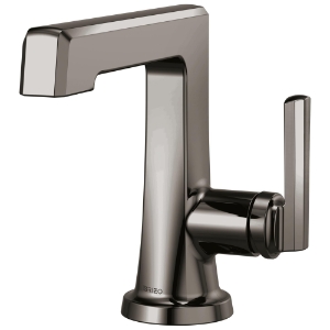 Brizo® 65098LF-BNX Levoir™ Single Handle Lavatory Faucet, 1.5 gpm Flow Rate, 5-1/4 in H Spout, 1 Handle, Metal Pop-Up Drain, 1 Faucet Hole, Brilliance® Black Onyx