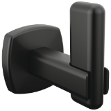 Brizo® 693467-BL Bathroom Hook, (1) Hooks, 2-7/8 in OAH x 2 in OAW x 3 in OAD, Zinc, Matte Black