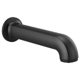 Brizo® 73606-BL Kintsu® Non-Diverter Tub Spout, 1-5/8 in Dia x 9-1/8 in L, Matte Black