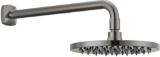 Brizo® 83867-BNX Allaria™ Shower Arm & Flange, 13 in L Arm, 1/2 in NPT, Brilliance® Black Onyx