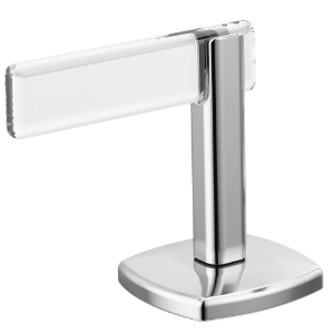 Brizo® HL5368-PCCL Allaria™ 2-Handle Lavatory Lever Handle Kit, Zinc, Polished Chrome/Clear Acrylic
