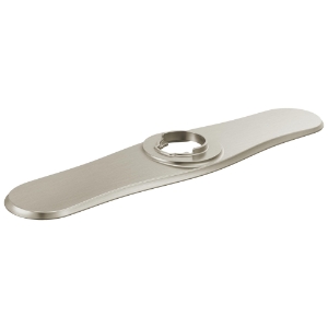 Brizo® RP101659SS The Tulham™ Kitchen Collection by Brizo® Traditional Escutcheon, 2.56 in L x 11.63 in W x 0.5 in H, Stainless
