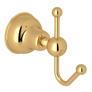 Rohl® CIS7IB Arcana Traditional Robe Hook, 1.36 in OAW, Italian Brass