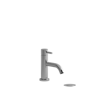 RIOBEL CS01C CS01 CS Single Handle Bathroom Faucet, 1.2 gpm Flow Rate, 1.87 in H Spout, 1 Handle, Pop-Up Drain, 1 Faucet Hole, Chrome