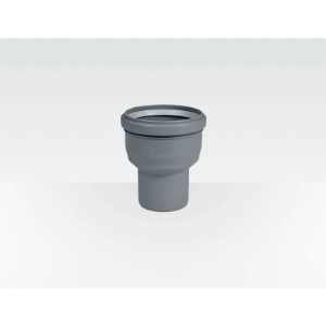 Centrotherm Eco Systems InnoFlue® ISIA0203 Single Wall Centric Increaser, 2 to 3 in Dia x 5.9 in L, Polypropylene, Gray