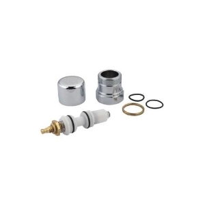 DELTA® Commercial 060838A Push-Button Kit, Instit Parts, Brass, Chrome