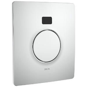 DELTA® Commercial 1801D90TR-19 Concealed Flush Valve, ADS™, 4 C-Cell, 0.5 gpf Flush Rate, 3/4 in Spud, 60 psi Pressure, Chrome