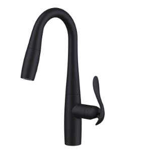 Gerber® D150612BS Adjustable Faucet, Selene, Satin Black, 1 Handle, 1.75 gpm Flow Rate