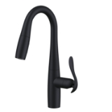 Gerber® D150612BS Adjustable Faucet, Selene®, Satin Black, 1 Handle, 1.75 gpm Flow Rate