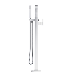 Gerber® D300544T D300544 Square Freestanding Tub Filler, 1.75 gpm Flow Rate, 1 in Center, Chrome, 1 Handle, Residential