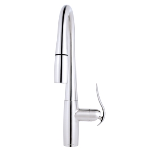 Gerber® D454012 Selene® Pull-Down Kitchen Faucet, 1.75 gpm Flow Rate, Polished Chrome, 1 Handle, 1 Faucet Hole