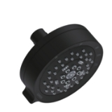 Gerber® D460064BS Parma® 5-Function Shower Head, 1.75 gpm Max Flow, 5 Sprays, Wall Mounting, 4-1/2 in Head, Satin Black