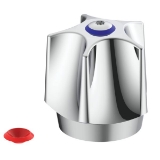 DELTA® 060794A Single Teck Fluted Knob Handle and Screw Sub-Assembly, Chrome