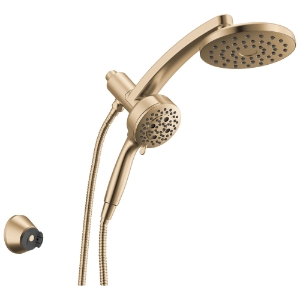 DELTA® 58600-CZ-PR PivotPro Faucet Shower, 6 Sprays, Wall Mount, Lumicoat® Champagne Bronze