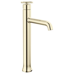 DELTA® 758-PN-DST Trinsic® Single Handle Vessel Bathroom Faucet, Polished Nickel