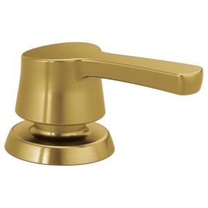 DELTA® RP100251GB Marca Soap Dispenser, Brushed Gold, 13 oz Capacity, Plastic
