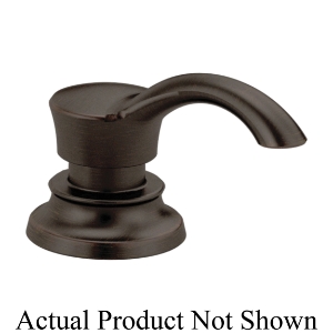 DELTA® RP90355PN Soap Dispenser, Brilliance Polished Nickel, 2-1/4 in OAL, Brass